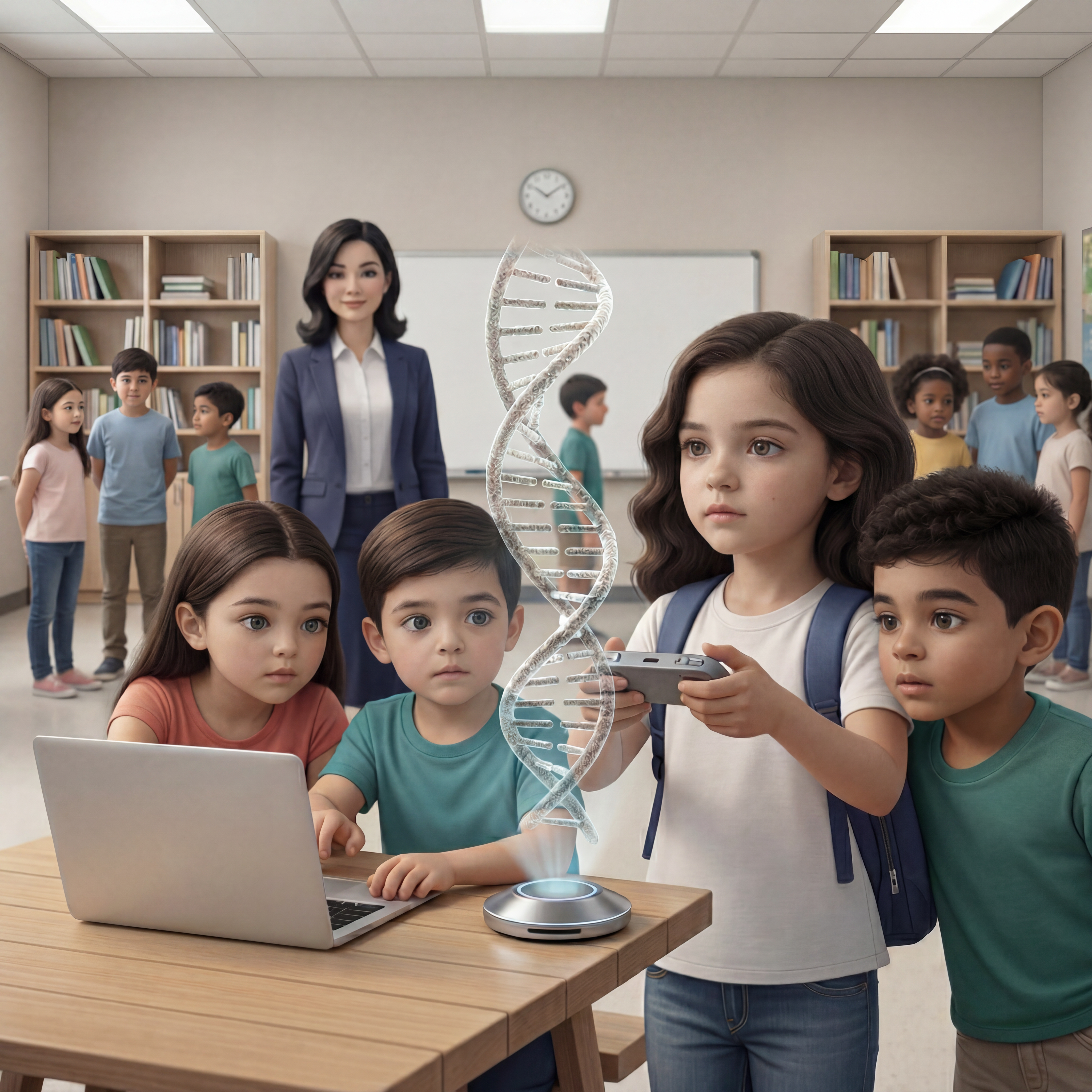 Aula colaborativa con participación de múltiples roles